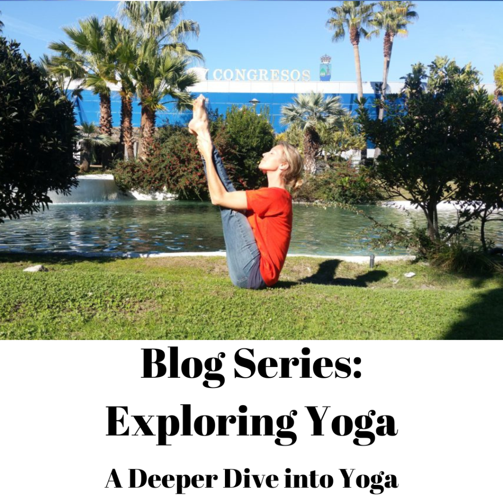 Button. Photo link. Blog Series: Exploring Yoga. A Deeper dive into Yoga.