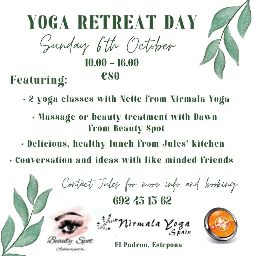 One Day Yoga Retreat. Estepona-October-2024